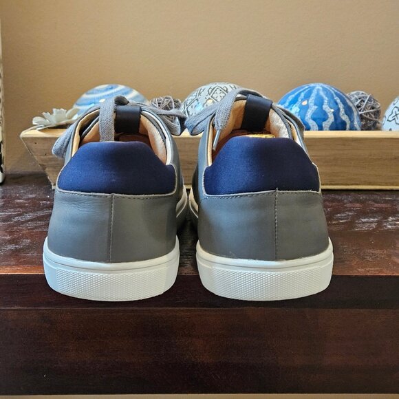 Sam Edelman Gray and Navy Sneakers - Picture 5 of 16